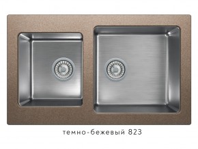 Мойка комбинированная Tolero twist TTS-840 Темно-бежевый 823 в Верещагино - vereshchagino.magazin-mebel74.ru | фото