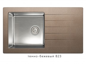 Мойка комбинированная Tolero twist TTS-860 Темно-бежевый 82 в Верещагино - vereshchagino.magazin-mebel74.ru | фото