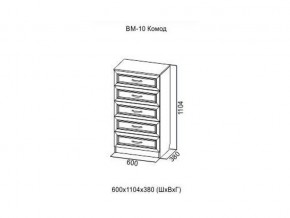 ВМ-10 Комод в Верещагино - vereshchagino.magazin-mebel74.ru | фото